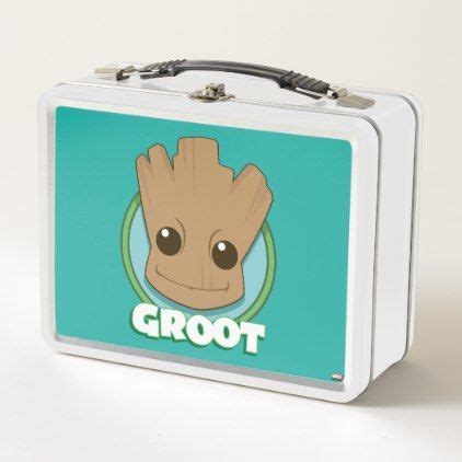 groot metal lunch box|Groovy Groot Faces Metal Lunch Box .